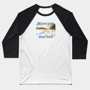 Mirror Lake State Park, Wisconsin Baseball T-Shirt